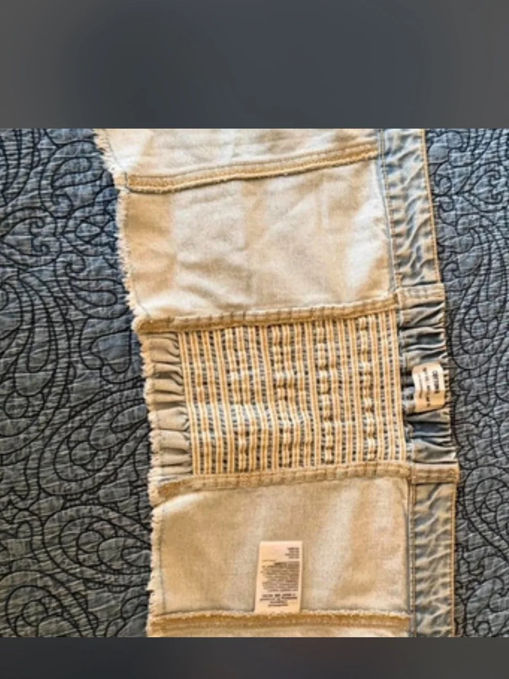 Cotton On Light Blue Denim Strapless Corset Top - Picture 4 of 8